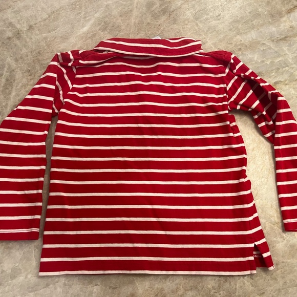 Little English Red/White Stripe Polo - Picture 3 of 3